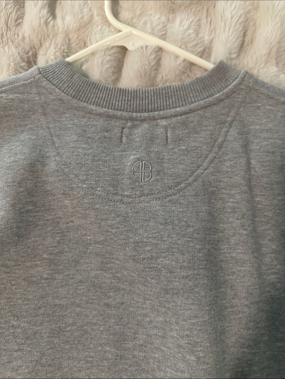 Anine Bing Gray Logo Crewneck Sweatshirt - Picture 7 of 8